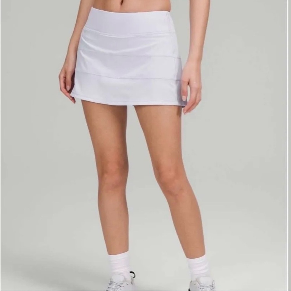 FINAL SALE Lululemon Pace Rival Mid-Rise Skirt Pastel Blue